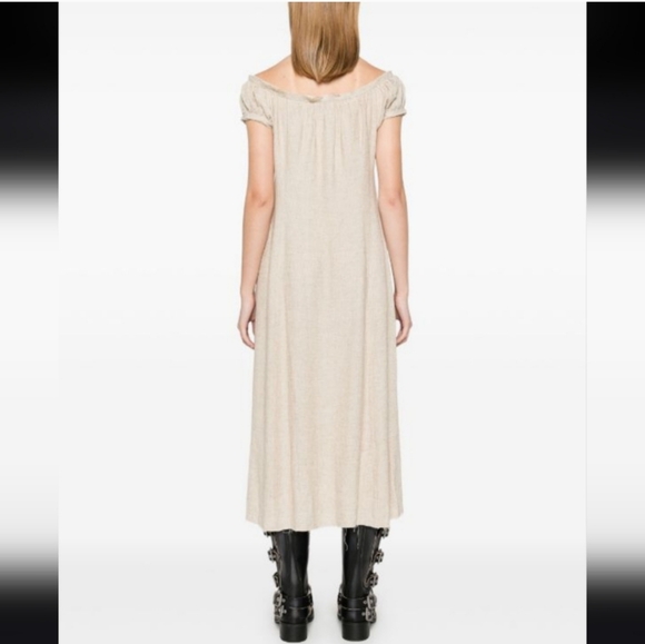 Ssense nwt Elena Velez linen chemise slip dress 2 NWT - Picture 5 of 16